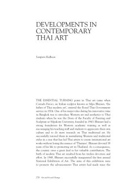 Development in Contemporary Thai Art pp.278